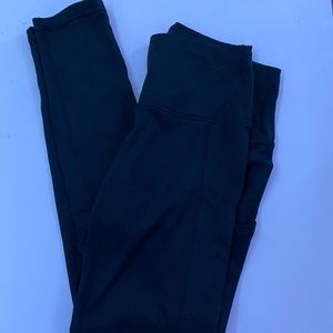 black aerie leggings with phone pocket